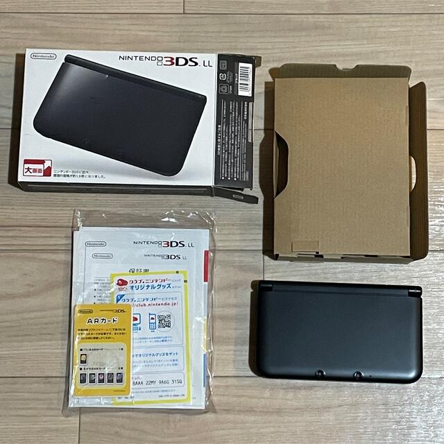 ニンテンドー3DS - 美品 Nintendo 3DSLL 本体 ブラック 箱説明書付き