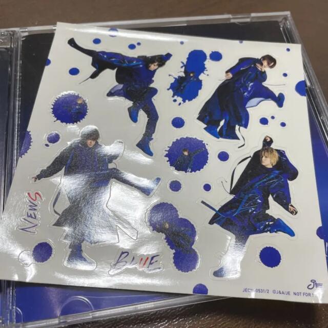 Johnny's(ジャニーズ)のNEWS BLUE 初回 A エンタメ/ホビーのCD(ポップス/ロック(邦楽))の商品写真