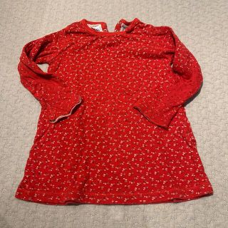 プチバトー(PETIT BATEAU)のPETIT BATEAU/86cm花柄長袖ロンT(シャツ/カットソー)