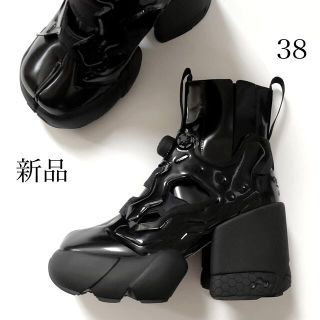 マルタンマルジェラ(Maison Martin Margiela)の新品/38 メゾン マルジェラ タビ ポンプフューリー リーボック 足袋ブーツ(ブーツ)