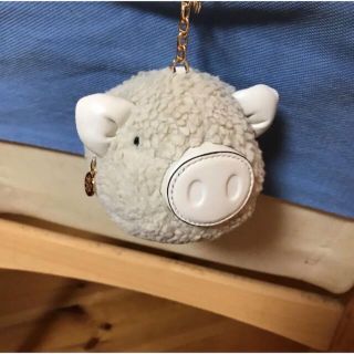 トリーバーチ(Tory Burch)のTORY BURCH☆PIG BOM KEY FOB 可愛いすぎる子ブタ(ポーチ)