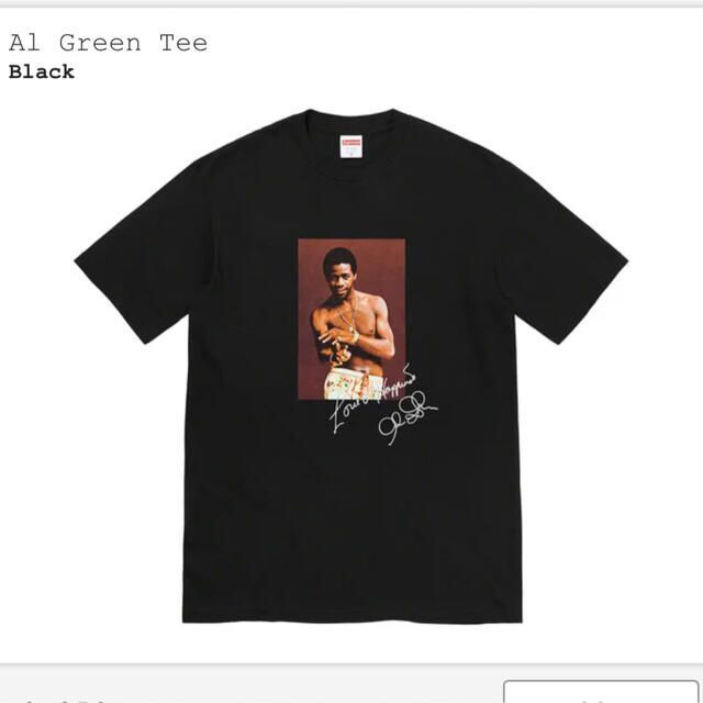 Supreme Al Green Tee アル グリーン ブラック black