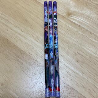 ディズニー(Disney)のアナ雪　鉛筆　紫3本(鉛筆)
