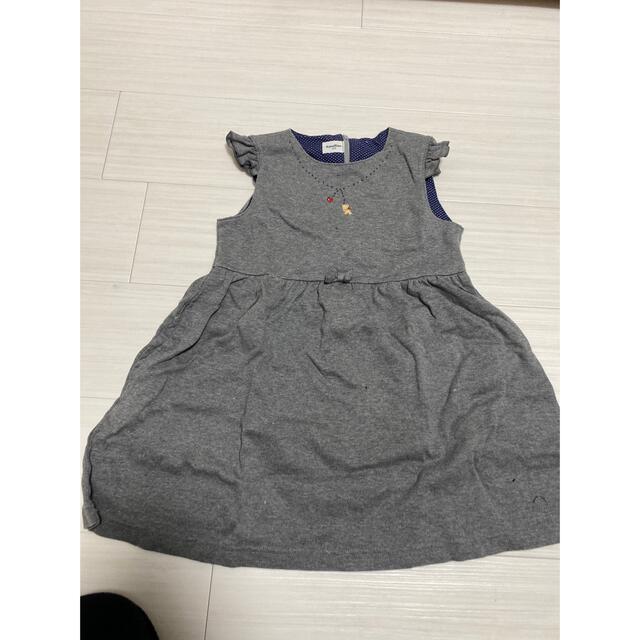 familiar(ファミリア)のfamiliar ノースリーブ　ワンピース　120cm キッズ/ベビー/マタニティのキッズ服女の子用(90cm~)(ワンピース)の商品写真