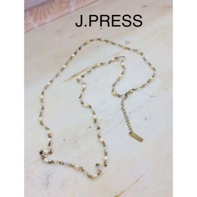 J.PRESS(ジェイプレス)のJ.PRESS レディース ロングネックレス レディースのアクセサリー(ネックレス)の商品写真