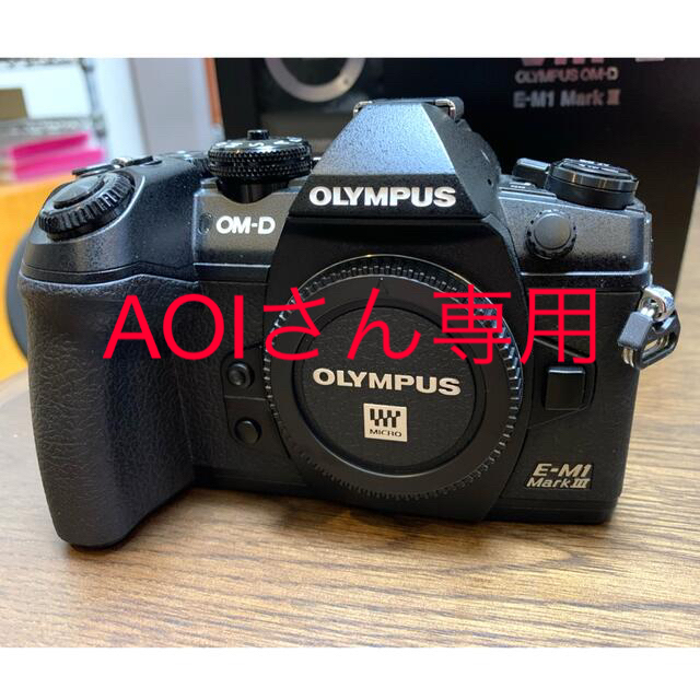 美品 OLYMPUS OM-D E-M 1 Mark Ⅲ 未使用バッテリー付