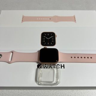 アップルウォッチ(Apple Watch)のApple Watch SE Gold GPSモデル(腕時計(デジタル))