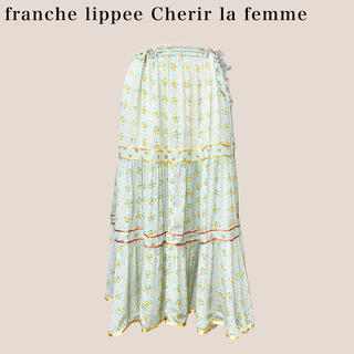 フランシュリッペ(franche lippee)のsale【franche lippee】花柄スカート  フランシュリッペ(ロングスカート)