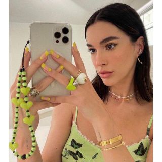 インポート♡ビーズ スマホストラップ ビーズストラップ String Ting