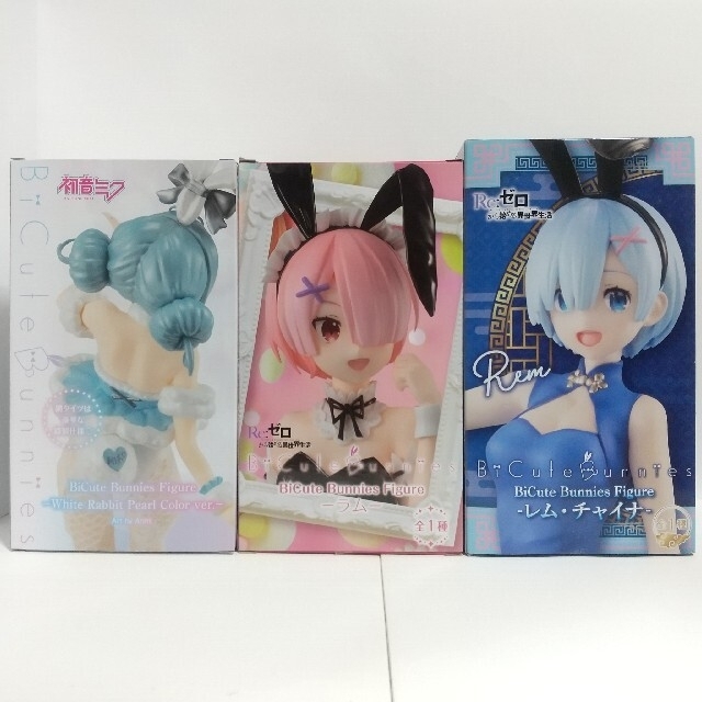 初音ミク・ラム・レム Bunnies フィギュア【新品未開封】 1