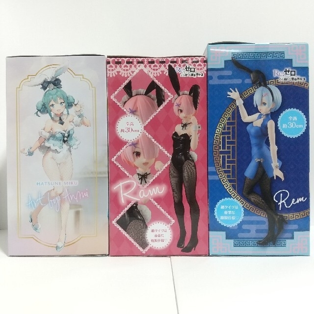 初音ミク・ラム・レム Bunnies フィギュア【新品未開封】 2