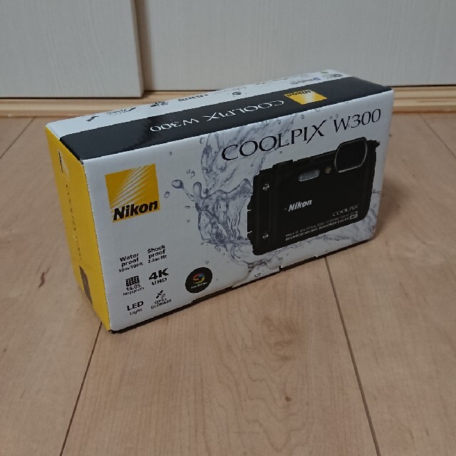 有防塵【新品未使用】Nikon デジタルカメラ COOLPIX W300 BLACK