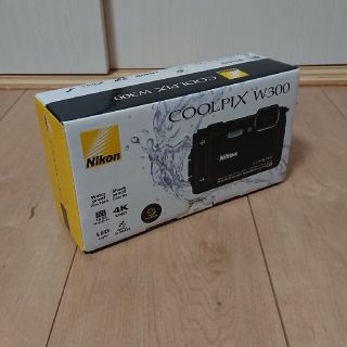 ニコン(Nikon)の【新品未使用】Nikon デジタルカメラ COOLPIX W300 BLACK(コンパクトデジタルカメラ)