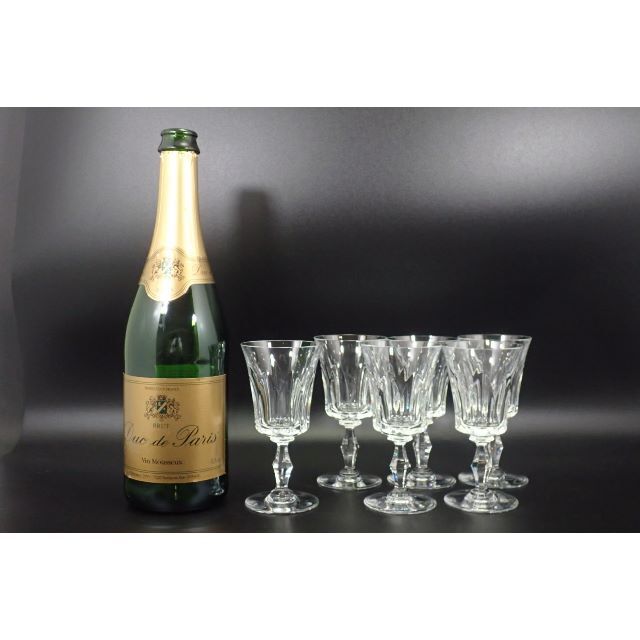 SALE 1977年 未使用品 バカラ ポリニャック グラス 6個 シャンパン