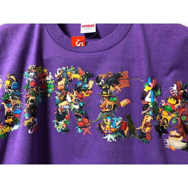 supreme Toy Pile Tee L purple