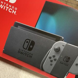 ニンテンドースイッチ(Nintendo Switch)のNintendo Switch グレー 本体 128GB SDカード付き(家庭用ゲーム機本体)