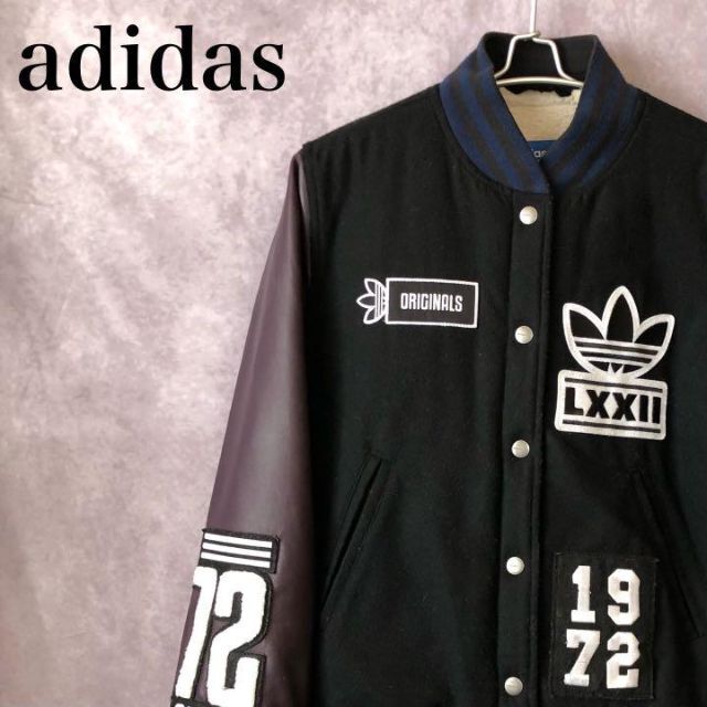 楽天最安値に挑戦】 極希少 00s adidas スタジャン ワッペン 刺繍 袖 ...