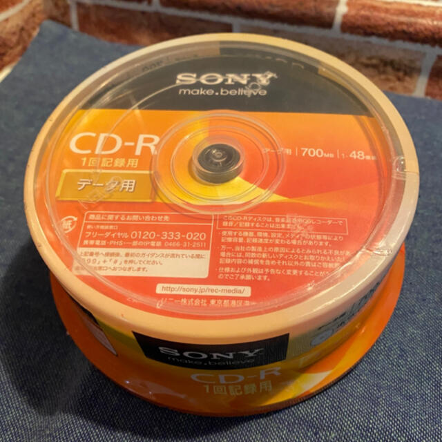 SONY - ソニー データ用CD-R 1-48倍速 20枚パック の通販 by トミィ♯'s shop｜ソニーならラクマ