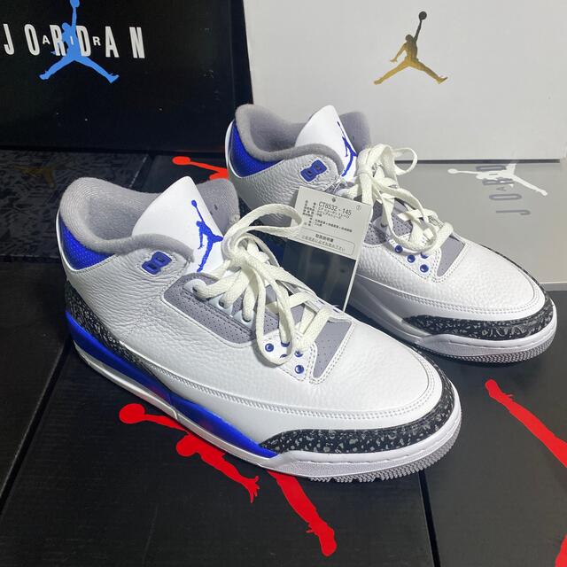 NIKE AIR JORDAN 3 "RACER BLUE"スニーカー