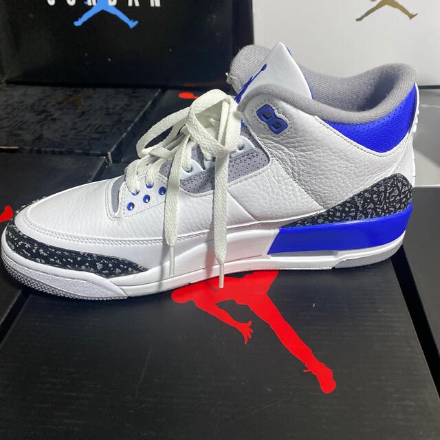 NIKE AIR JORDAN 3 "RACER BLUE" 6