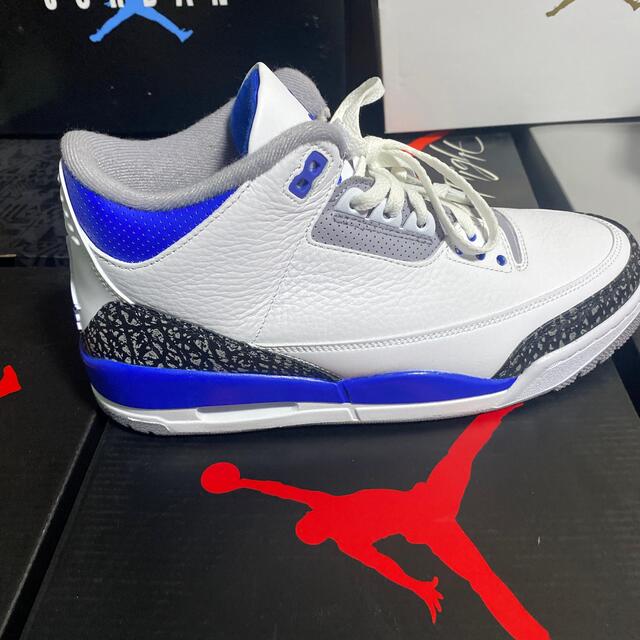 NIKE AIR JORDAN 3 "RACER BLUE" 7