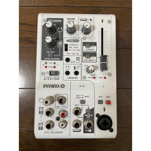 YAMAHA AG03 オーディオインターフェイス - PC/タブレット YAMAHA AG03 オーディオインターフェイス - PC/タブレット