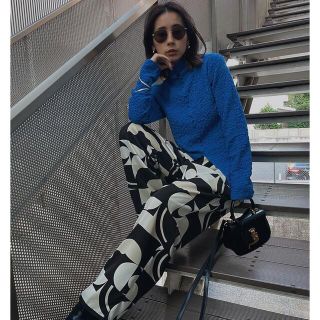 アメリヴィンテージ(Ameri VINTAGE)のAmeri◆3WAY BUMPY KNIT TOP、PANTS set(セット/コーデ)