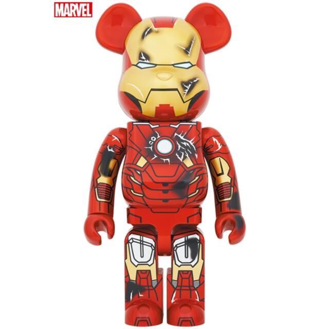 BE@RBRICK IRON MAN MARK VII DAMAGE 400％ironman