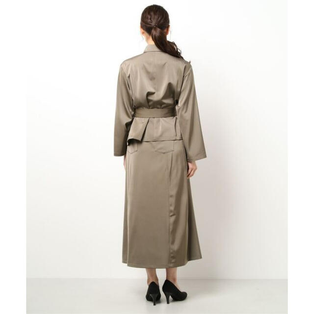 Ameri VINTAGE(アメリヴィンテージ)のぴよ様専用　 アメリ 3WAY TRENCH DRESS グレー　M レディースのジャケット/アウター(トレンチコート)の商品写真