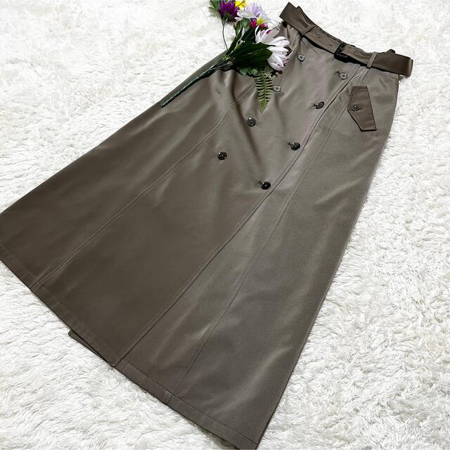 Ameri VINTAGE(アメリヴィンテージ)のぴよ様専用　 アメリ 3WAY TRENCH DRESS グレー　M レディースのジャケット/アウター(トレンチコート)の商品写真