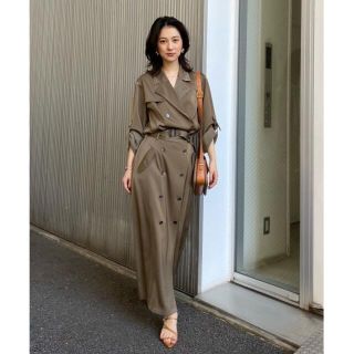 アメリヴィンテージ(Ameri VINTAGE)のぴよ様専用　 アメリ 3WAY TRENCH DRESS グレー　M(トレンチコート)