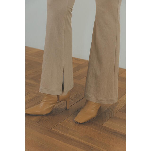 カジュアルパンツclane クラネ　SOFT JERSEY FLARE PANTS パンツ