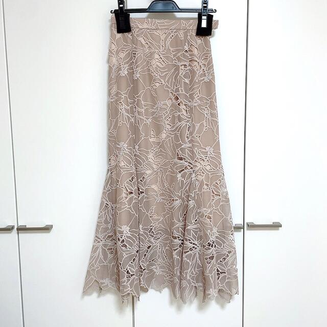 SNIDEL(スナイデル)のsnidel カッティングマーメードスカート　PBEG レディースのスカート(ロングスカート)の商品写真