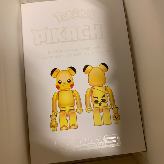 BE@RBRICK ピカチュウ GOLD CHROME Ver.(2021) - フィギュア