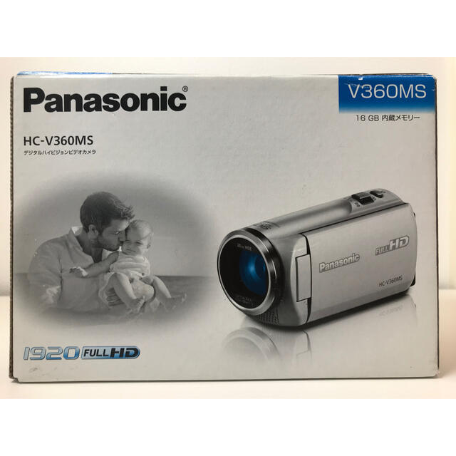 201610代表カラーさらに値下！☆未使用品☆Panasonic ビデオカメラ HC-V360MS-W