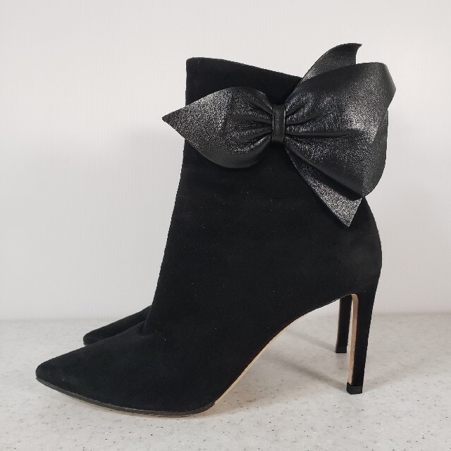 JIMMY CHOO/ジミーチュウ ブーティ リボン ショートブーツ | www