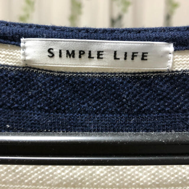 SIMPLE LIFE(シンプルライフ)のカットソー　Tシャツ　レナウン レディースのトップス(Tシャツ(長袖/七分))の商品写真