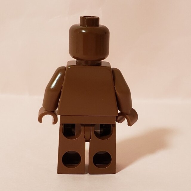 Lego(レゴ)のレゴミニフィギュア　ブラウン キッズ/ベビー/マタニティのおもちゃ(積み木/ブロック)の商品写真