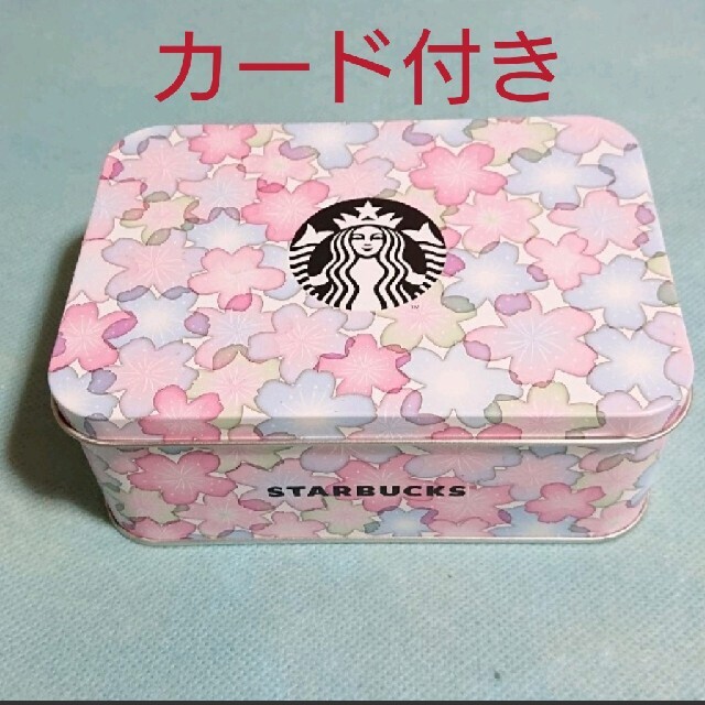 Starbucks Coffee(スターバックスコーヒー)のスタバ さくらクッキー缶 食品/飲料/酒の食品(菓子/デザート)の商品写真