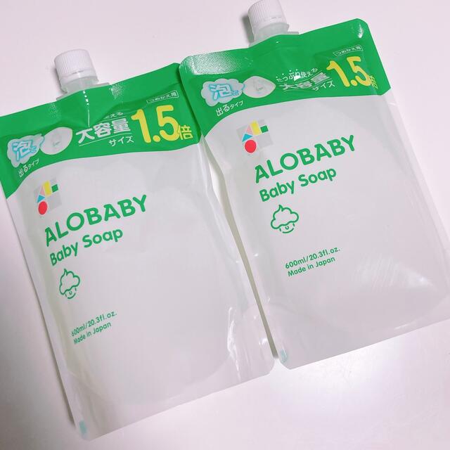 アロベビー(ALOBABY) ベビーソープ つめかえ用 600ml - お風呂用品