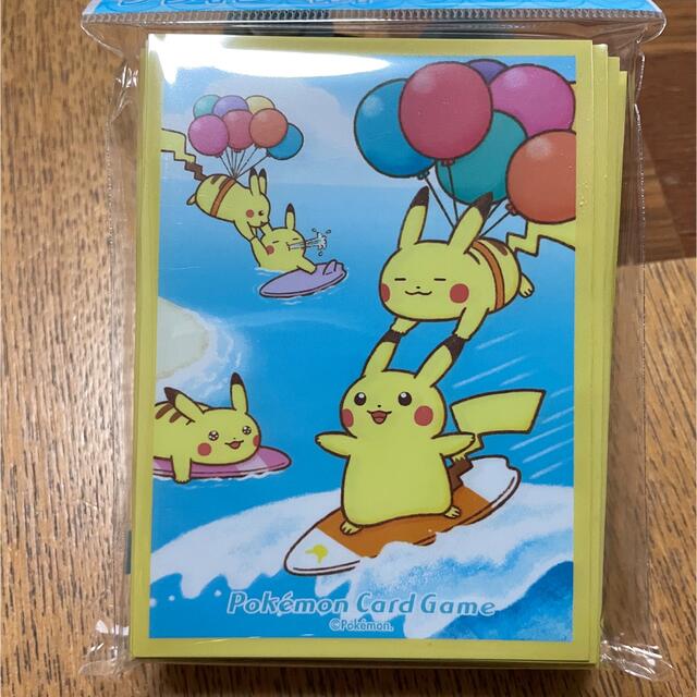 ポケモンカード　なみのりピカチュウ　プレイマット　デッキシールド　デッキケース