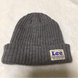 リー(Lee)の◇新品未使用◇Lee ハイゲージニット グレー(ニット帽/ビーニー)