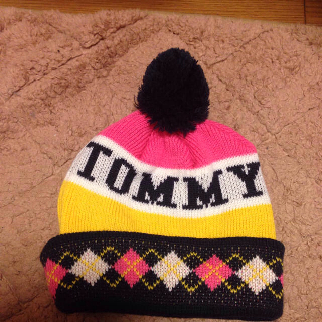 tommy girl(トミーガール)のトミーガール ニット帽 レディースの帽子(ニット帽/ビーニー)の商品写真