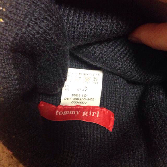 tommy girl(トミーガール)のトミーガール ニット帽 レディースの帽子(ニット帽/ビーニー)の商品写真