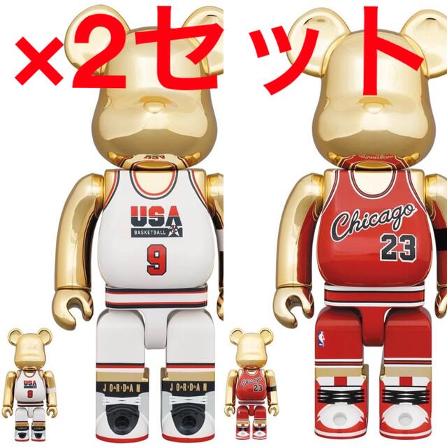 MEDICOM TOY(メディコムトイ)のBE@RBRICK Michael Jordan 1992 1985 2セット エンタメ/ホビーのフィギュア(その他)の商品写真