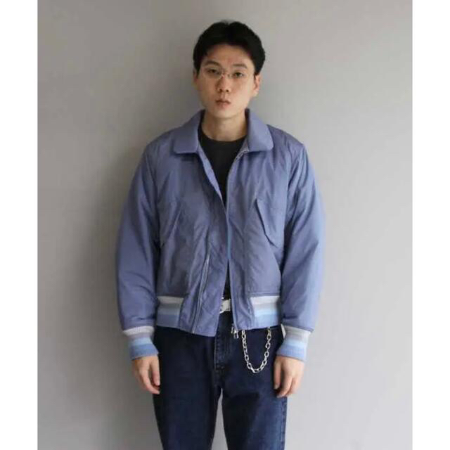 ALLEGE - TTT_MSW NYLON FLIGHT JACKET "blue"