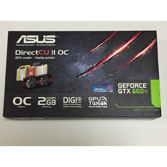 ASUS GTX660Ti　OCエディション　NVIDIA 　グラフィックボード