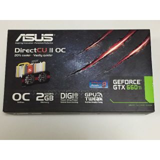 エイスース(ASUS)のASUS GTX660Ti　OCエディション　NVIDIA 　グラフィックボード(PCパーツ)