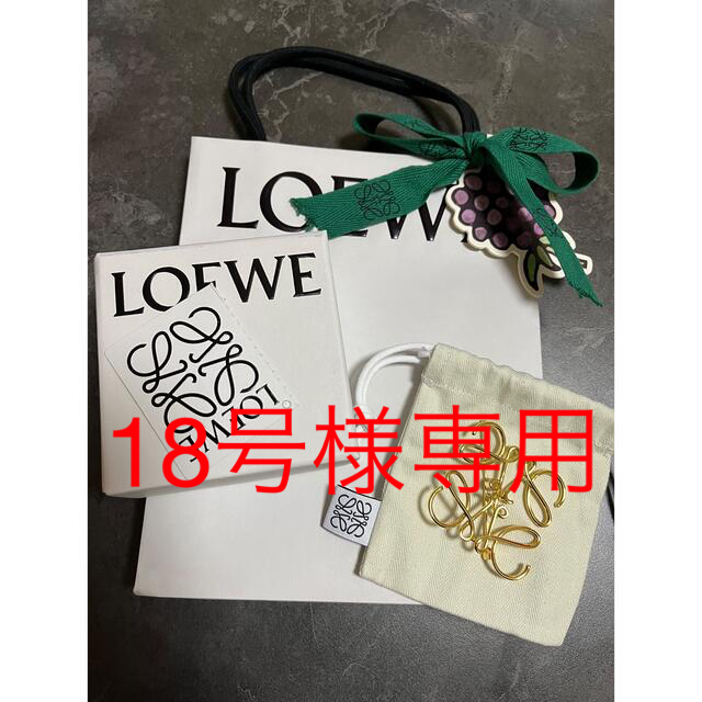 ＬＯＥＷＥ　ロエベ　アナグラムブローチ　ゴールド