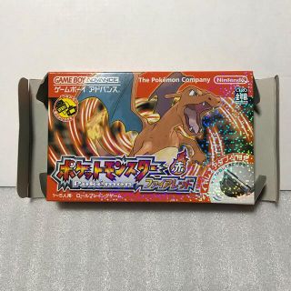 ゲームボーイアドバンス(ゲームボーイアドバンス)のポケットモンスター　ファイヤーレッド(ワイヤレスアダプター付)(携帯用ゲームソフト)